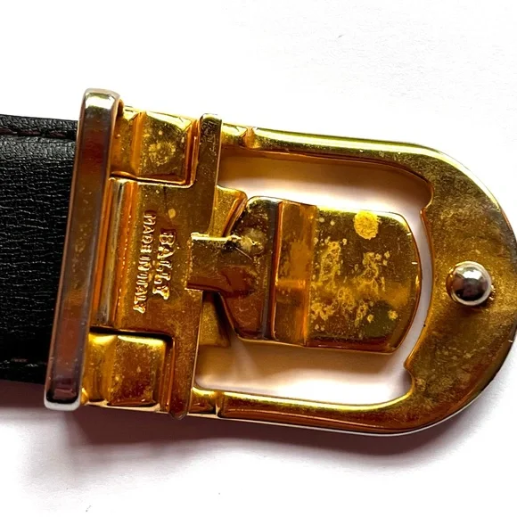 Bally Men's Vintage Leather Belt - Italy